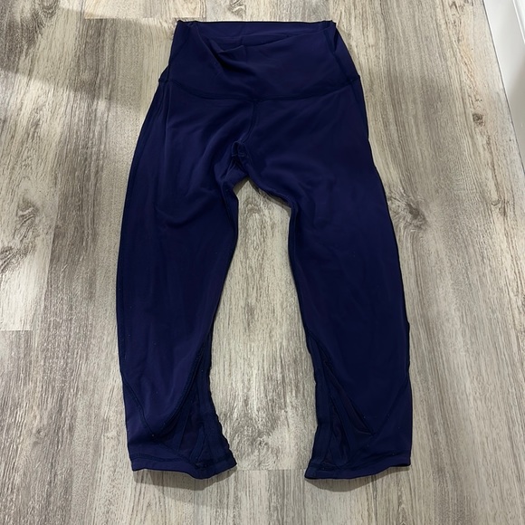 Lululemon Dark Purple Leggings - Picture 1 of 8